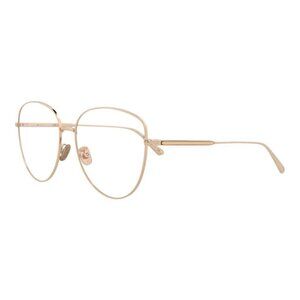 Dior Womens Round/Oval Gold Gold Transparent Fashion Designer Eyewear